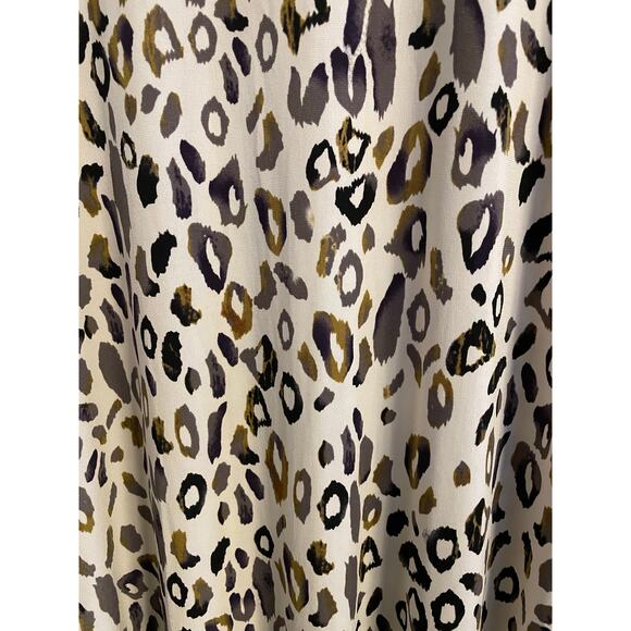 Attitudes by Renee Animal Print Stretch Maxi Tank Dress size Small - Picture 4 of 7